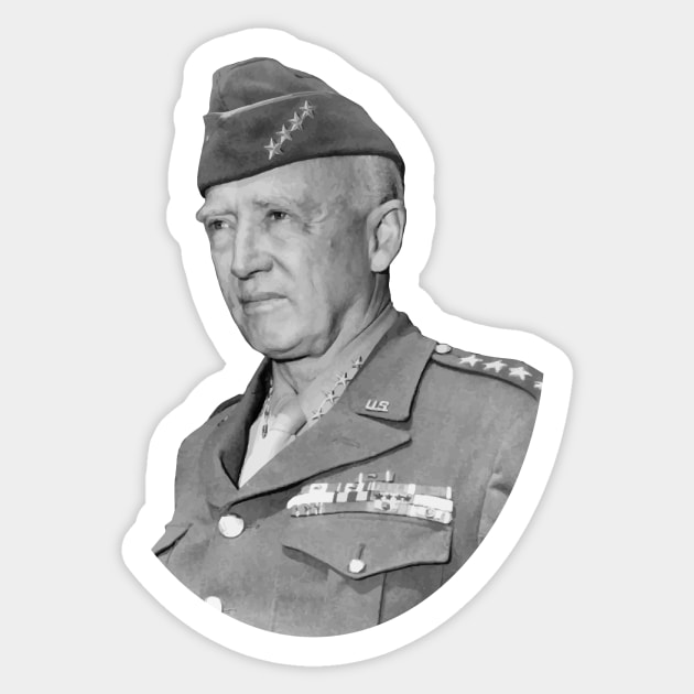 General Patton Sticker by warishellstore